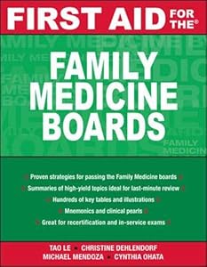First Aid for the Family Medicine Boards (FIRST AID Specialty Boards)