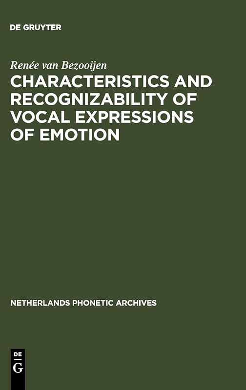Characteristics and Recognizability of Vocal Expressions of Emotion (Netherlands Phonetic Archives) by Renée Van Bezooijen