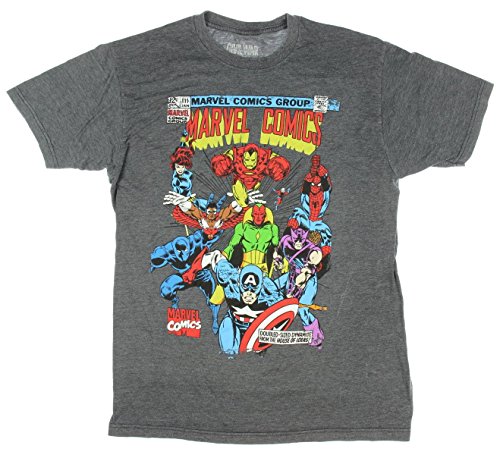 Marvel Comics Super Squad Vintage Cover Graphic T-Shirt