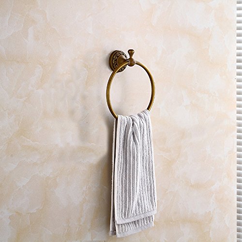 Algopix Similar Product 18 - LHbox Tap Brass Towel Ring Antique