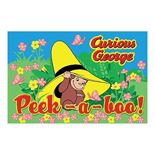 

Fun Rugs Curious George CG-06 Peek-a-Boo Area Rug - Multicolor