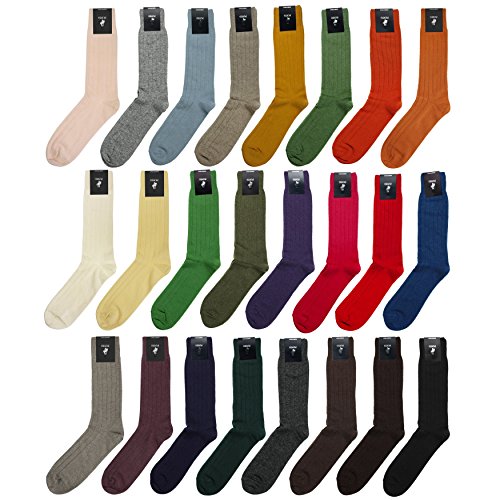 Men's Italian Cashmere Blend Super Soft Socks - Many Colors