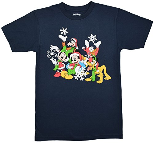 Disney Mickey Minnie Donald Goofy Holiday Cheer T-shirt