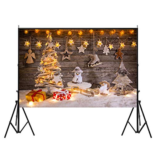 Algopix Similar Product 17 - Christmas Tree Reindeer Backdrop Xmas