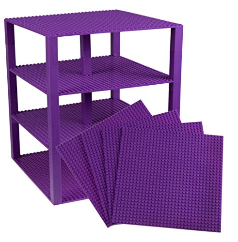 Premium Purple Stackable Base Plates - 4 Pack 10