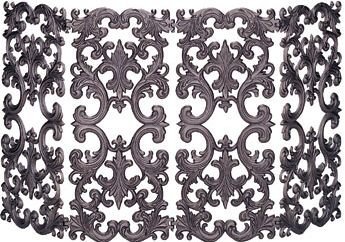 

Import S-5804 4-Fold Screen - Bronze Cast Aluminum