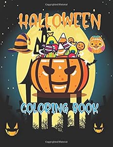 Halloween Coloring Book: Kids Halloween Book, Fun for All Ages, 3-5 gift for Kids, Gift for Boys and Girls