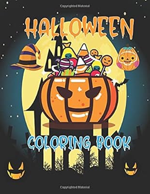 Halloween Coloring Book: Kids Halloween Book, Fun for All Ages, 3-5 gift for Kids, Gift for Boys and Girls