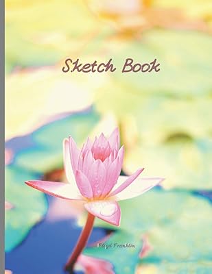 Sketch Book: Flower Cover with Blank Paper for Drawing, Writing, Painting, Sketching, or Doodling