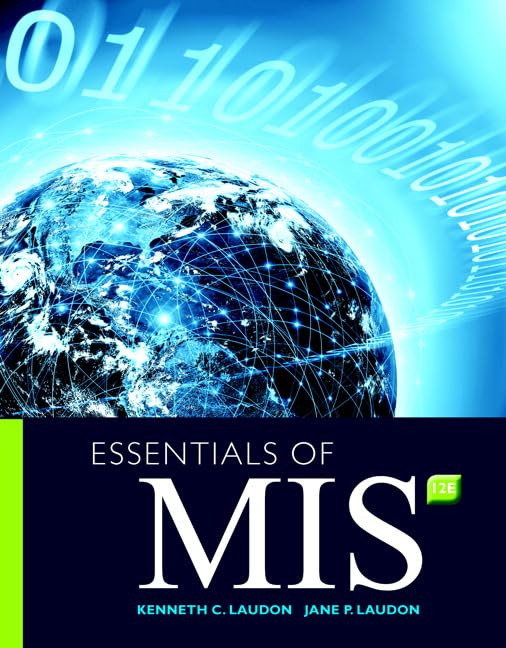 Essentials of MIS by Kenneth Laudon