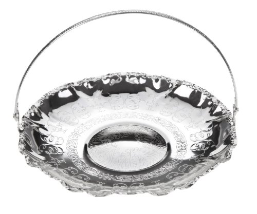 

Cake Plate Silver Plated Made in England.
