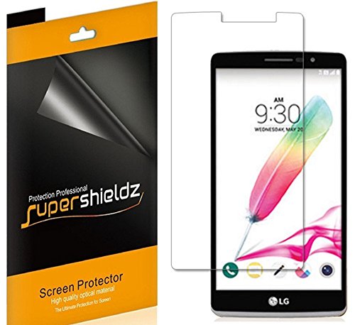 [6-Pack] SUPERSHIELDZ- Anti-Glare & Anti-Fingerprint (Matte) Screen Protector Shield For LG G Stylo + Lifetime Replacements Warranty- Retail Packaging