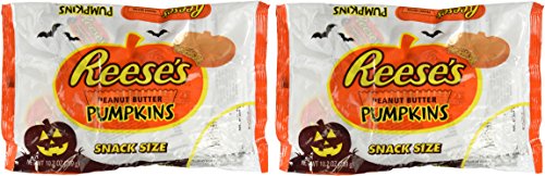 Reese's White Peanut Butter Pumpkins Snack Size 10.2 Oz Bags (Pack of 2 Bags)