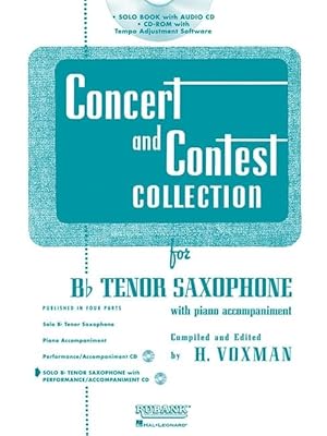 Concert and Contest Collection for Bb Tenor Saxophone: Solo Book with Online Media