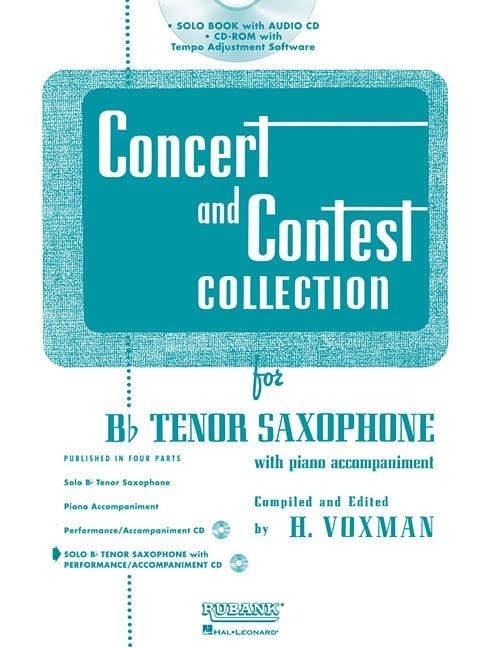 Concert and Contest Collection for Bb Tenor Saxophone: Solo Book with Online Media by H. Voxman