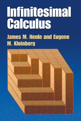 Infinitesimal Calculus by James M. Henle