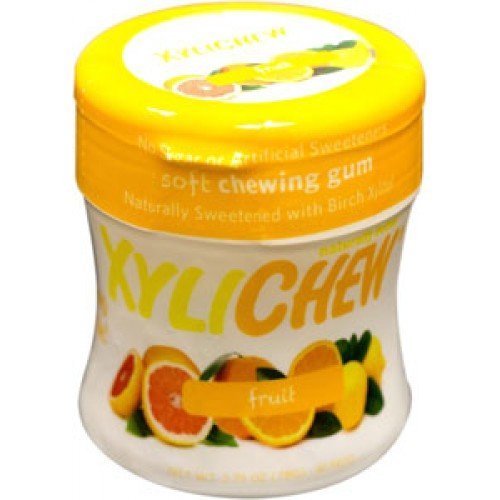 XyliChew Soft Chewing Gum Fruit -- 60 Pieces
