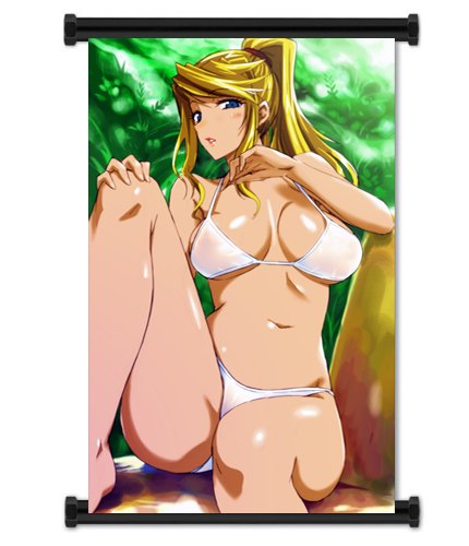 Metroid Prime Game Samus Aran Fabric Wall Scroll Poster (16