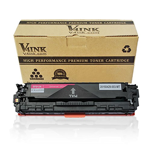 V4INK ® 131A (CF213A) Magenta New Compatible Toner Cartridge for Laserjet Pro M251 M276 Toner Printers