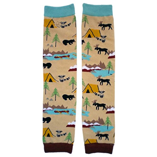 Huggalugs Baby and Toddler Boys or Girls Great Outdoors Camping Legwarmers