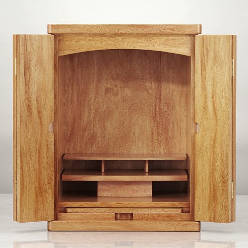 滝田商店ブランド 仏壇 コンパクト仏壇 国産 ( 日本製 ) 彩虹(さいこう) 屋久杉 15号(高さ45.5cm×巾33.5cm)◆ 小型仏壇・デザイン仏壇・モダン仏壇◆とにかく小さいミニ仏壇を探している方に【滝田商店発行 証明書付】