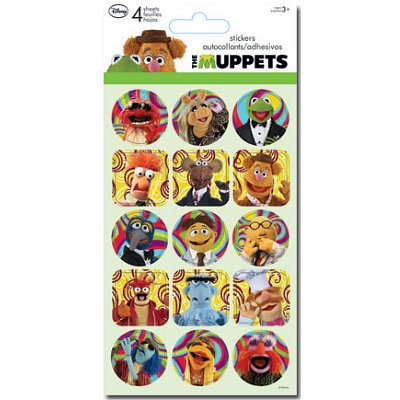 (4x8) The Muppets Stickers 4 Sheets