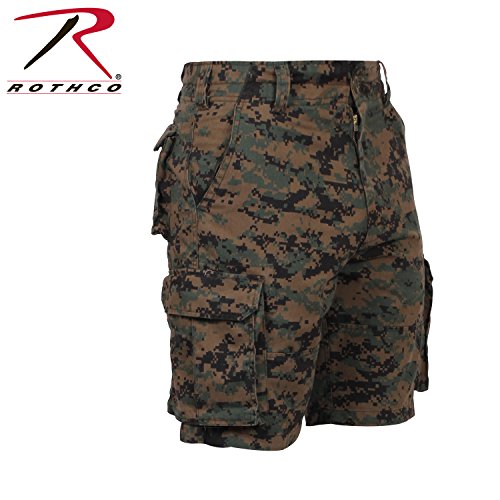 Rothco Camo BDU Shorts Woodland Digital Camo - M