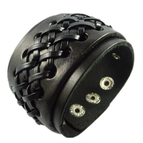 Antique Men's Leather Cuff Bracelet, Leather Wrist Band Wristband Handcrafted Jewelry Sl2440