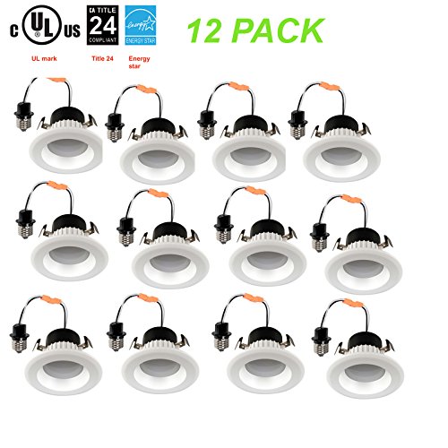 Algopix Similar Product 13 - R4B930WH 12 Pack 4 Baffle 11W LED