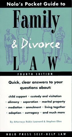 Nolo's Pocket Guide to Family Law by Robin Leonard