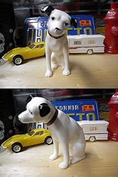 【正規ライセンス品】ビクター ニッパー犬 陶器置物　13cm/NIPPER ディスプレー