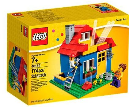 LEGO 乐高 Exclusives Pencil Pot House Set 40154 笔筒