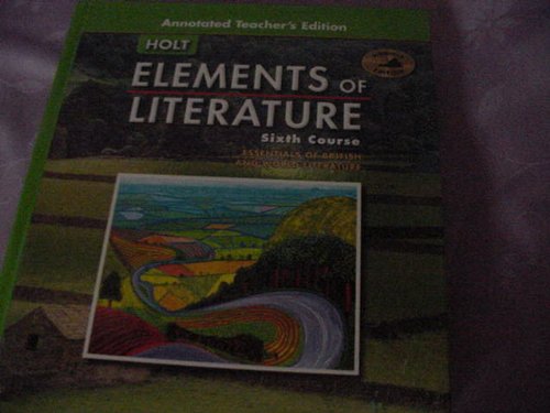 Essentials of British and World Literature (Elements of Literature, Sixth Course) by Inc. Holt, Rinehart and Winston
