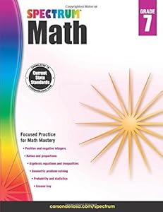 Spectrum Math Workbook, Grade 7