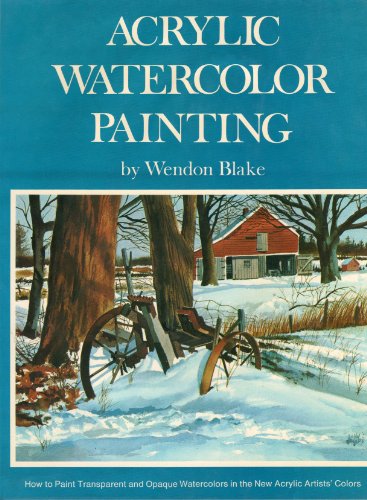 Acrylic watercolor painting by Wendon Blake