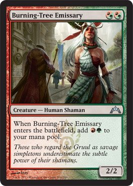 Magic: the Gathering - Burning-Tree Emissary (216) - Gatecrash