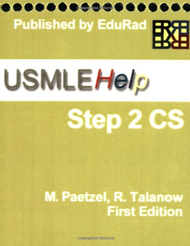 USMLE Help Step 2 CS by Paetzel