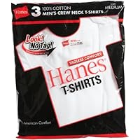 (ヘインズ)Hanes 3P レッドパック クルーネックTシャツ H2135TN-010 010 ホワイト L