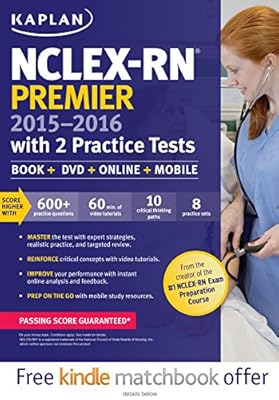 NCLEX-RN Premier 2015-2016 with 2 Practice Tests: Book + Online + DVD + Mobile
