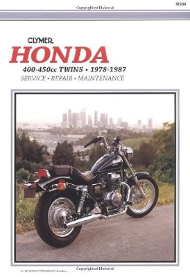 Honda 400-450Cc Twins 1978-1987: Service Repair Maintenance