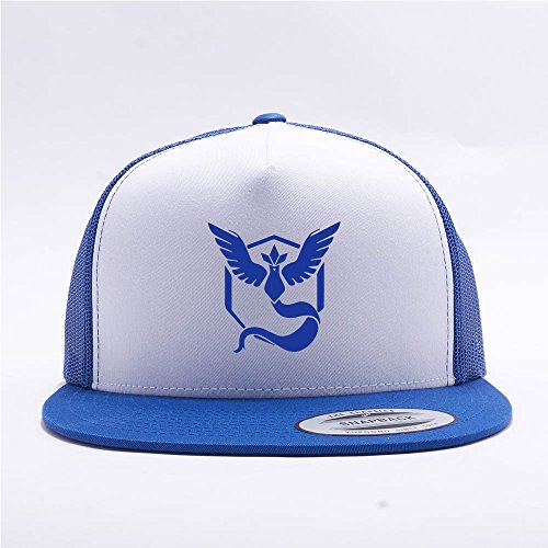 Pokemon Go Hat Team Mystic Trucker Hat Snap Back