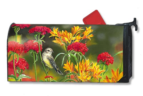 Algopix Similar Product 2 - MailWraps Summer Flowers Mailbox Cover