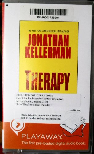 Therapy: Library Edition by Jonathan Kellerman