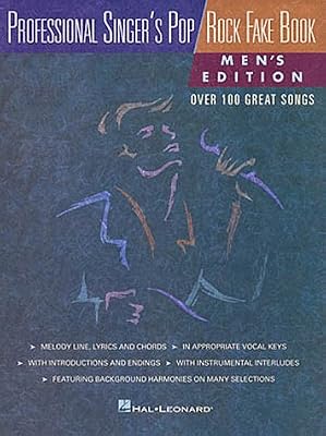 The Professional Singer's Pop/Rock Fake Book : Men's Edition