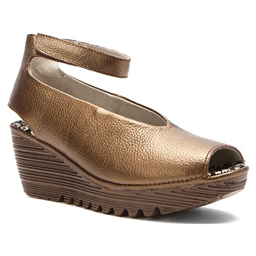 Bernie Mev Womens Mely Wedge Sandals