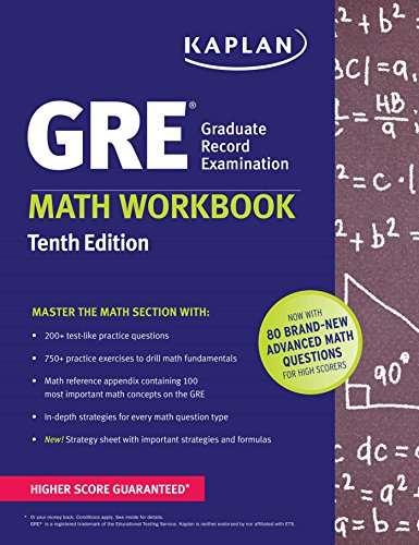 GRE Math Workbook by Kaplan