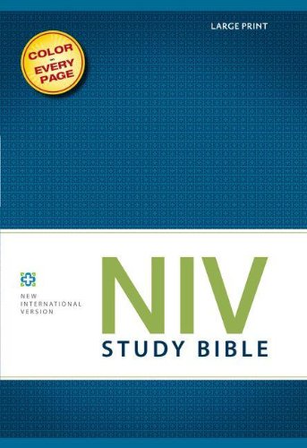 NIV Study Bible, Large Print by Zondervan