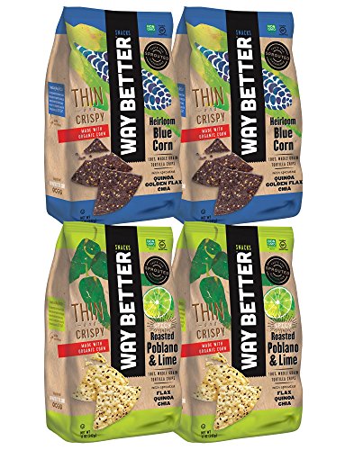 Algopix Similar Product 15 - Way Better Snacks Sprouted Whole Grain