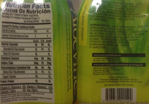 

Aloevine: Pineapple Aloe Drink 16.9 Oz (10 Pack)