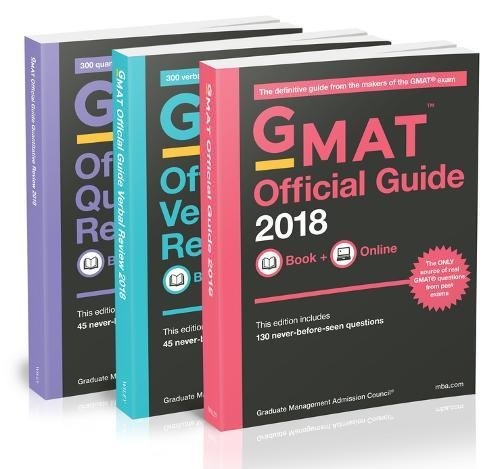 GMAT Official Guide 2018 Bundle: Books + Online by GMAC (GRADUATE MANAGEMENT ADMISSION COUNCIL)